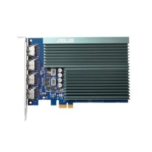 VGA ASUS GT730-4H-SL-2GD5 GDDR5 (4X salidas HDMI) RELOJ: 927 MHz CUDA384 3840 x 2160 64BIT