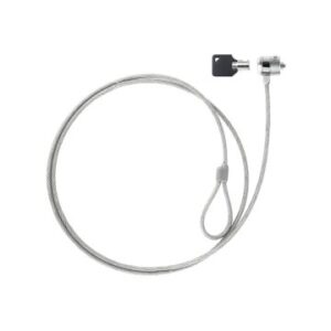 (Km0) CABLE DE SEGURIDAD PORTATILES/MONITORES/TELEVISIONES TOOQ TQCLK0025 CON LLAVE 1.5 M SISTEMA KE